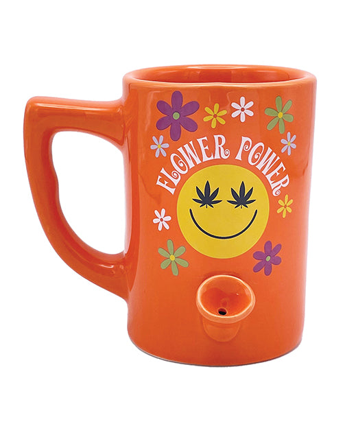 Wake & Bake Flower Power Coffee Mug – 10 oz