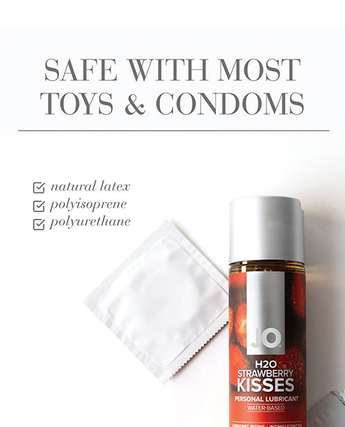JO H2O - Strawberry Lubricant 4 oz - Image 2