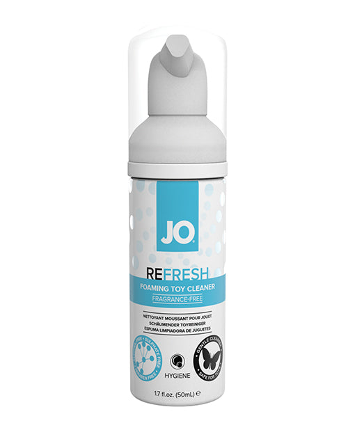 JO Refresh Foaming Toy Cleaner – Fragrance Free Hygiene 1.7 oz