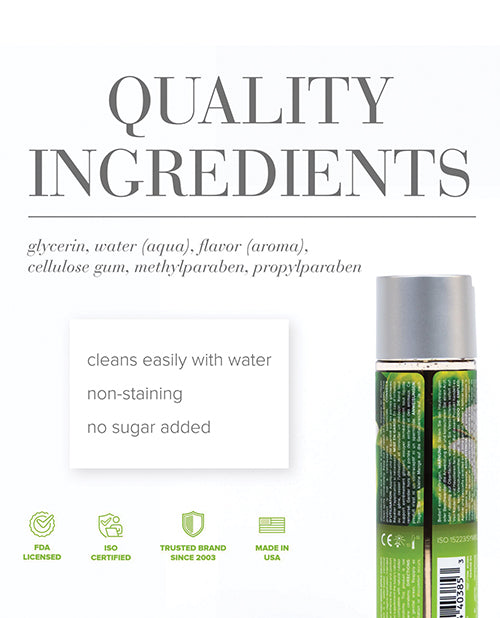 JO H2O - Green Apple Lubricant 4 oz - Image 2
