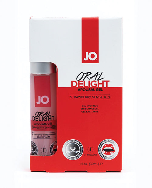 JO Oral Delight – Strawberry Stimulant 1 oz