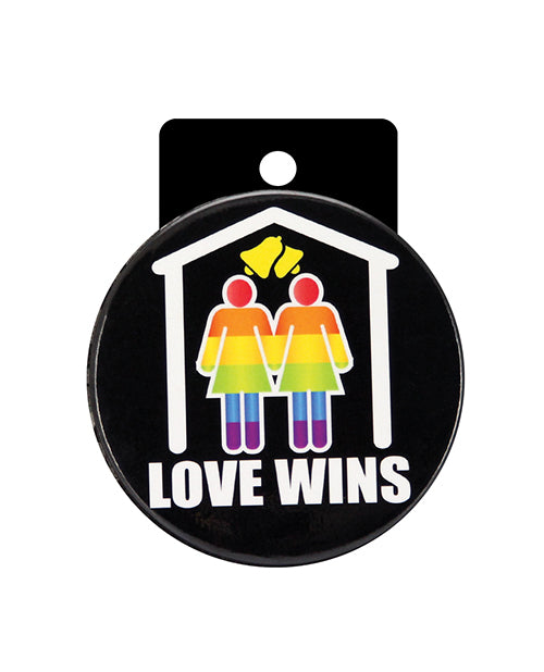 3″ Button Female – Love Wins