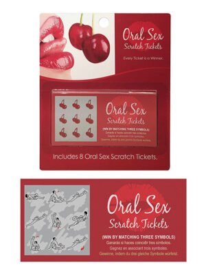 Oral Sex Scratch Tickets - Every Ticket is a Winner