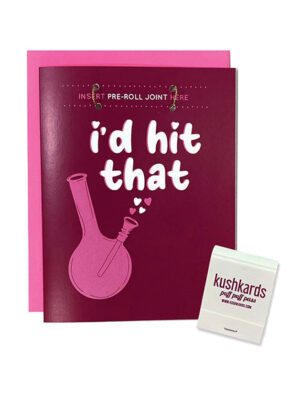 I'd Hit That Greeting Card w/Matchbook
