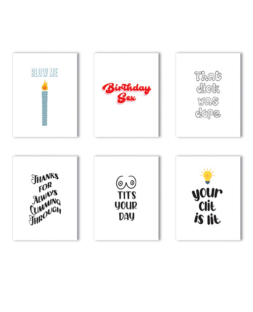 Everyday Pack Naughty Greeting Card – Variety Pack Of 6