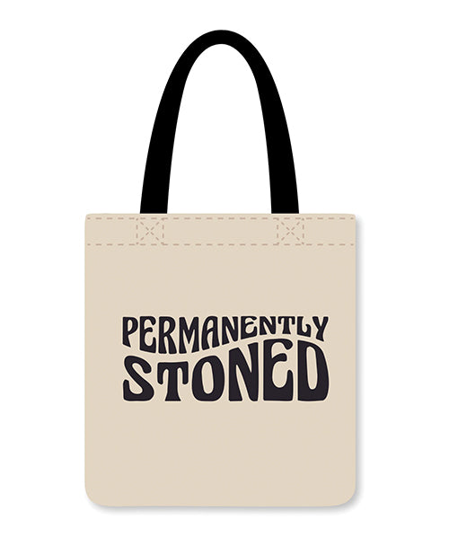 Permanently Stoned Reusable Tote – Black/White