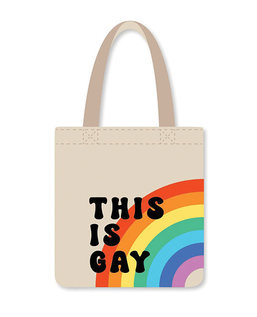 This Is Gay Rainbow Reusable Tote – Multi Color