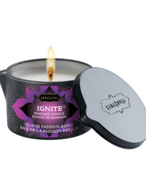 Kama Sutra Ignite Massage Soy Candle - Island Passion Berry