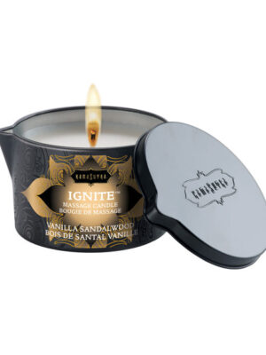 Kama Sutra Ignite Massage Soy Candle - Vanilla Sandalwood