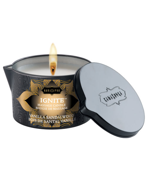 Kama Sutra Ignite Massage Soy Candle – Vanilla Sandalwood