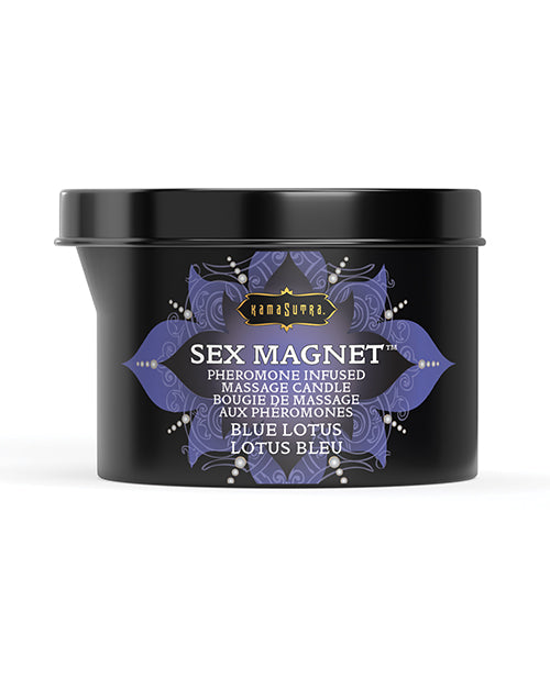 Kama Sutra Sex Magnet Candle w/Pour Spout – 6 oz Blue Lotus