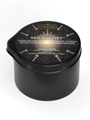 Kama Sutra Sex Magnet Candle w/Pour Spout - Vanilla Amber-2 oz