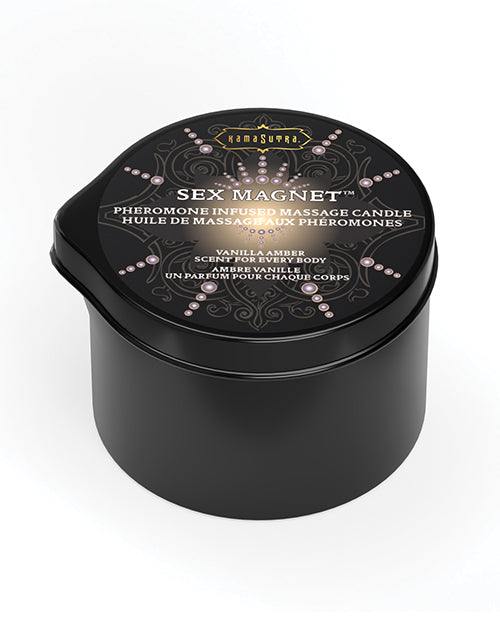 Kama Sutra Sex Magnet Candle w/Pour Spout – Vanilla Amber-2 oz