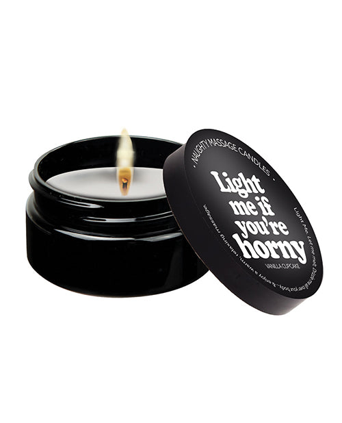 Kama Sutra Mini Massage Candle – 2 oz Light Me if You’re Horny