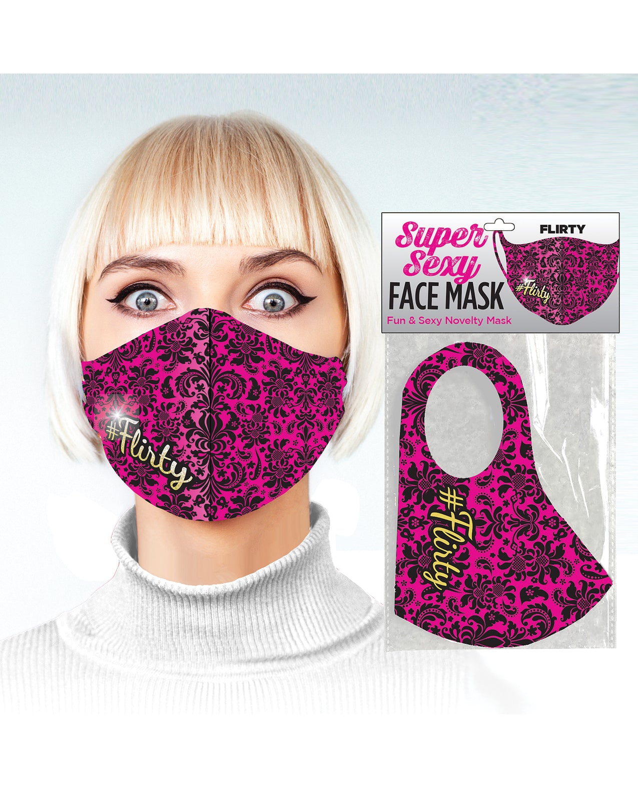 Super Sexy #Flirty Script Mask