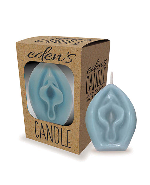 Eden’s Vagina Candle – Blue – Vanilla