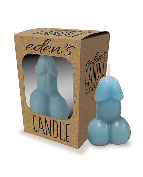 Eden’s Penis Candle – Blue – Vanilla