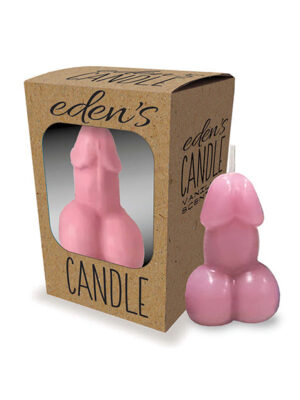 Eden's Penis Candle - Rose - Vanilla