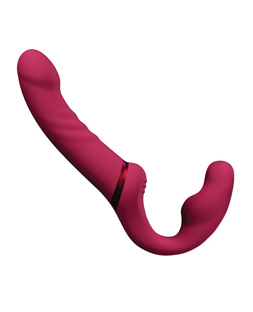 Lovense Lapis Vibrating Strapless Strap On – Pink