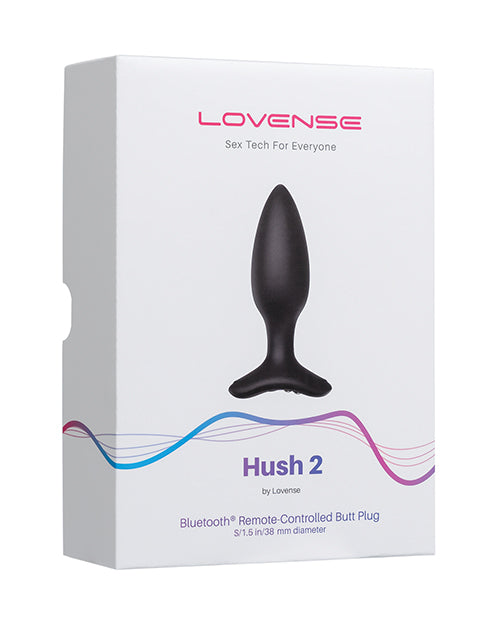 Lovense Hush 2 1.5″ Butt Plug – Black