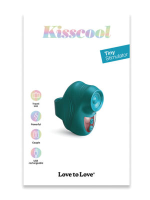 Love to Love Kisscool Tapping Finger Vibe - Teal Me