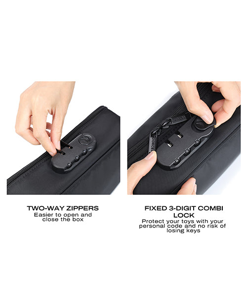 Dorcel Lockable Discreet Box - Black - Image 4