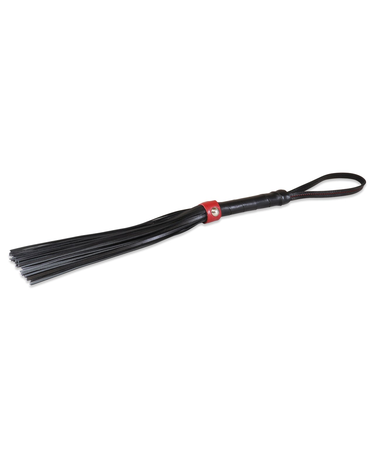 Sultra 14″ Lambskin Flogger – Black/Red