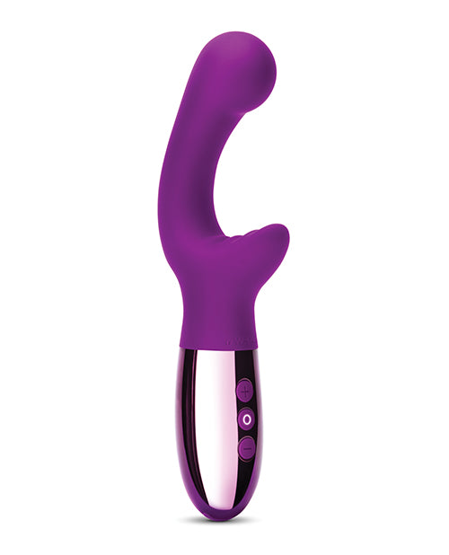 Le Wand XO Double Motor Wave Rechargeable Vibrator - Cherry - Image 11