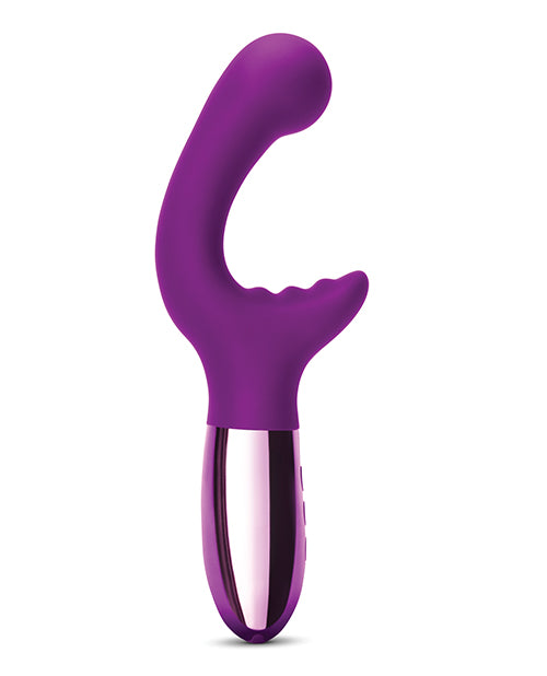Le Wand XO Double Motor Wave Rechargeable Vibrator - Cherry - Image 8