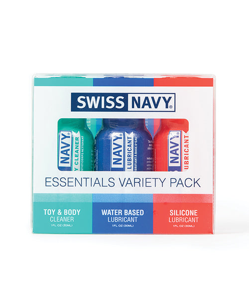 Swiss Navy Essentials Variety Pack of 3 – 1 oz