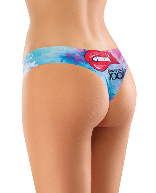Mememe Cabal Jade Printed Thong SM - Image 2