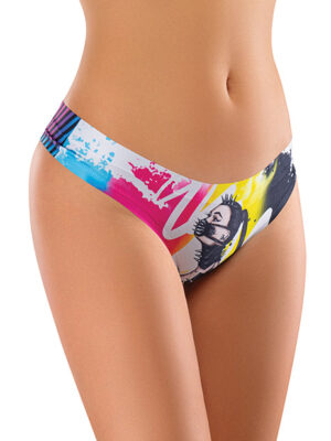 Mememe Cabal Margot Printed Thong XL