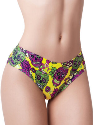 Mememe Skulls Lovers Muertos Printed Slip XL