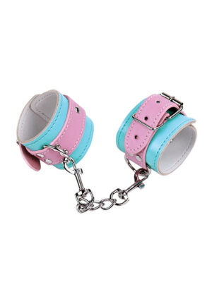 Nobu Fetish Handcuffs - Pink/Blue