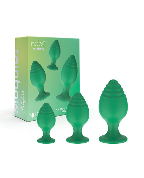Nobu Rainbow Silicone Plug Set – Green