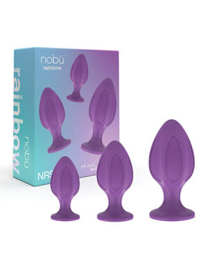 Nobu Rainbow Silicone Plug Set - Purple