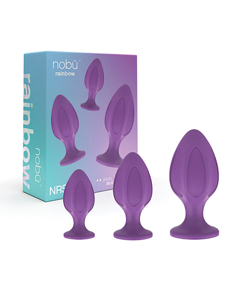 Nobu Rainbow Silicone Plug Set – Purple