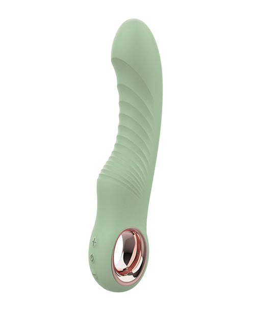 Nobu Gwen G-Spot Vibrator w/Removable Bullet - Green - Image 9