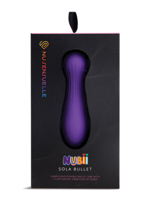 Nu Sensuelle Sola Nubii Flexible Bullet - Purple