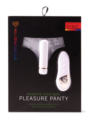 Nu Sensuelle Pleasure Panty Bullet w/Remote Control 15 Function - White