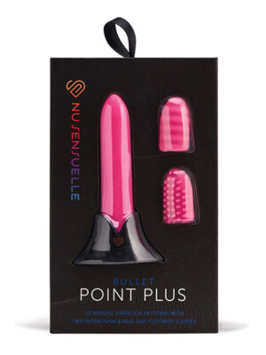 Nu Sensuelle Point Plus Rechargeable Bullet - Pink
