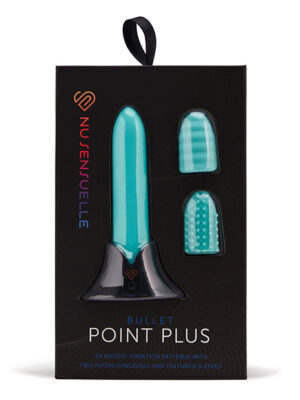 Nu Sensuelle Point Plus Rechargeable Bullet - Tiffany Blue