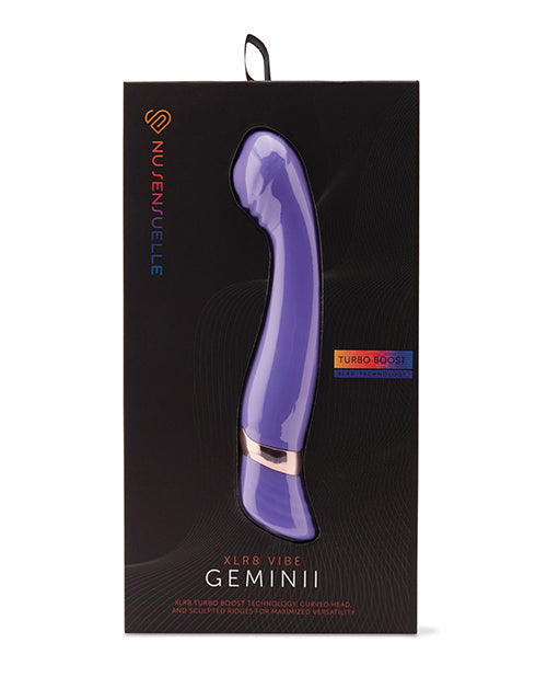 Nu Sensuelle Geminii XLR8 Turbo Boost G Spot – Ultra Violet