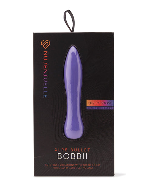 Nu Sensuelle Bobbii Flexible Vibe XLR8 Turbo Boost – Ultra Violet