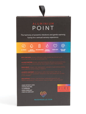 Nu Sensuelle Aluminium Point Rechargeable Bullet - Multicolor