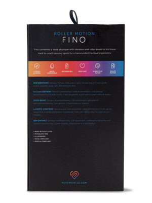 Nu Sensuelle Fino Roller Motion Plug - Ultra Violet