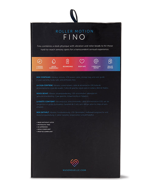 Nu Sensuelle Fino Roller Motion Plug – Ultra Violet