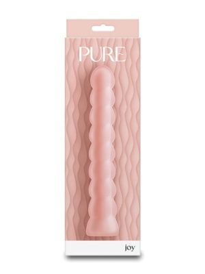 Pure Joy Textured Vibrator - Peach