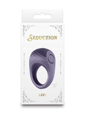 Seduction Levi Cock Ring - Metallic Grey