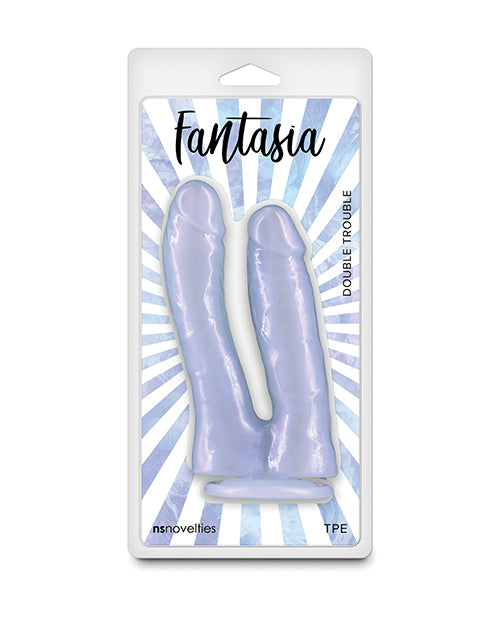 Fantasia Double Trouble Dildo – Azure